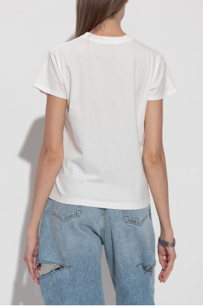MM6 Maison Margiela T-Shirt mit Logo-Patch