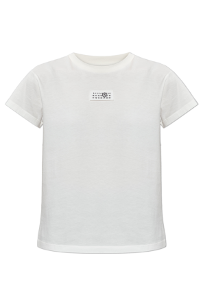 T-shirt with logo patch