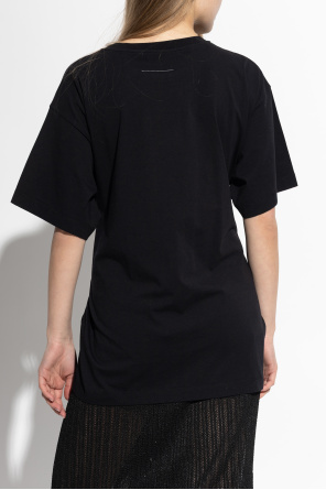 MM6 Maison Margiela T-shirt with long gloves