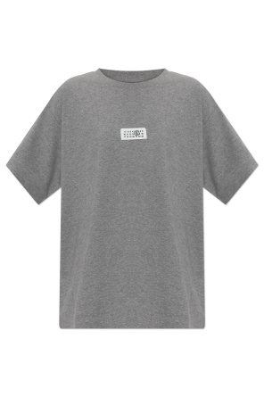 T-shirt with logo patch