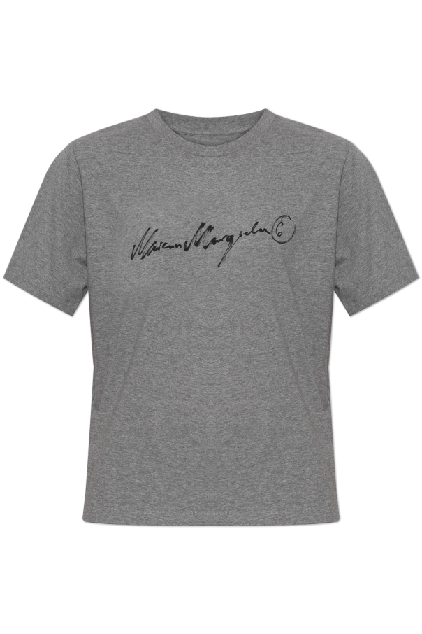 T-shirt with printed logo od MM6 Maison Margiela