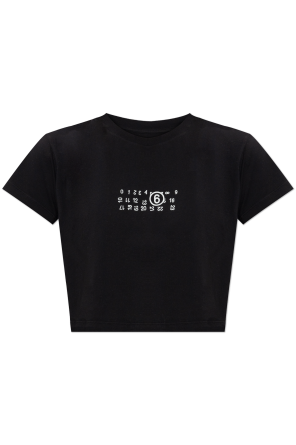 T-shirt with printed logo
