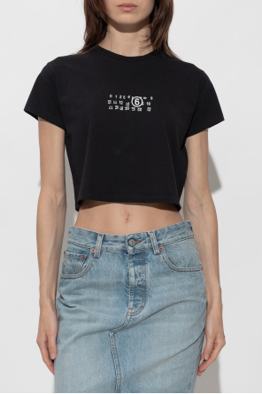 MM6 Maison Margiela T-Shirt mit aufgedrucktem Logo
