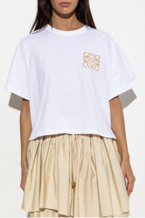 Loewe Oversize T-shirt with embroidered logo