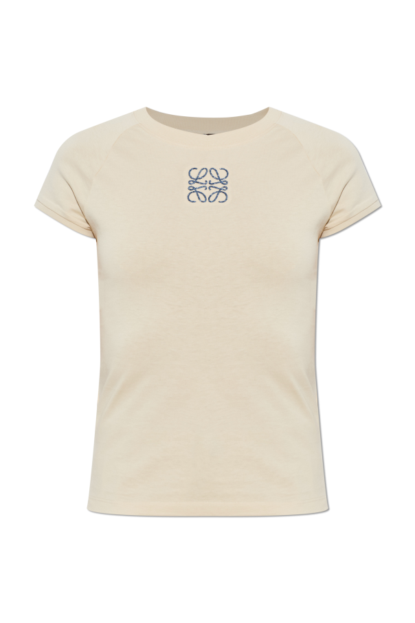 T-shirt with embroidered logo od Loewe