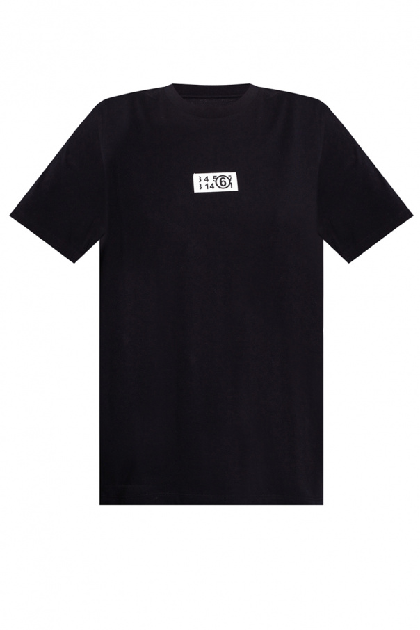 Han Kjøbenhavn distressed short sleeved T-shirt Logo T-shirt