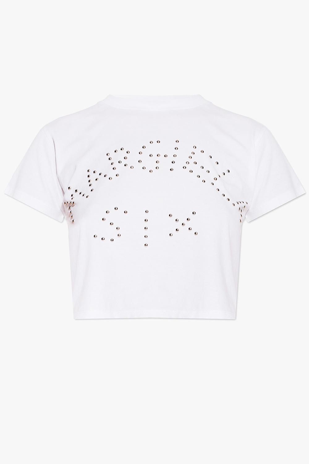 MM6 Maison Margiela Tee shirt dos et nœud en dentelle