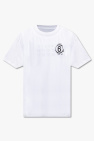 Moschino logo patch polo shirt