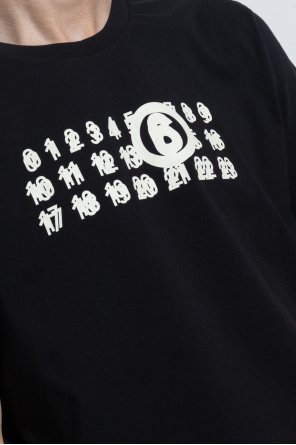 Cerruti 1881 striped shirt logo-print T-shirt logo-print with logo