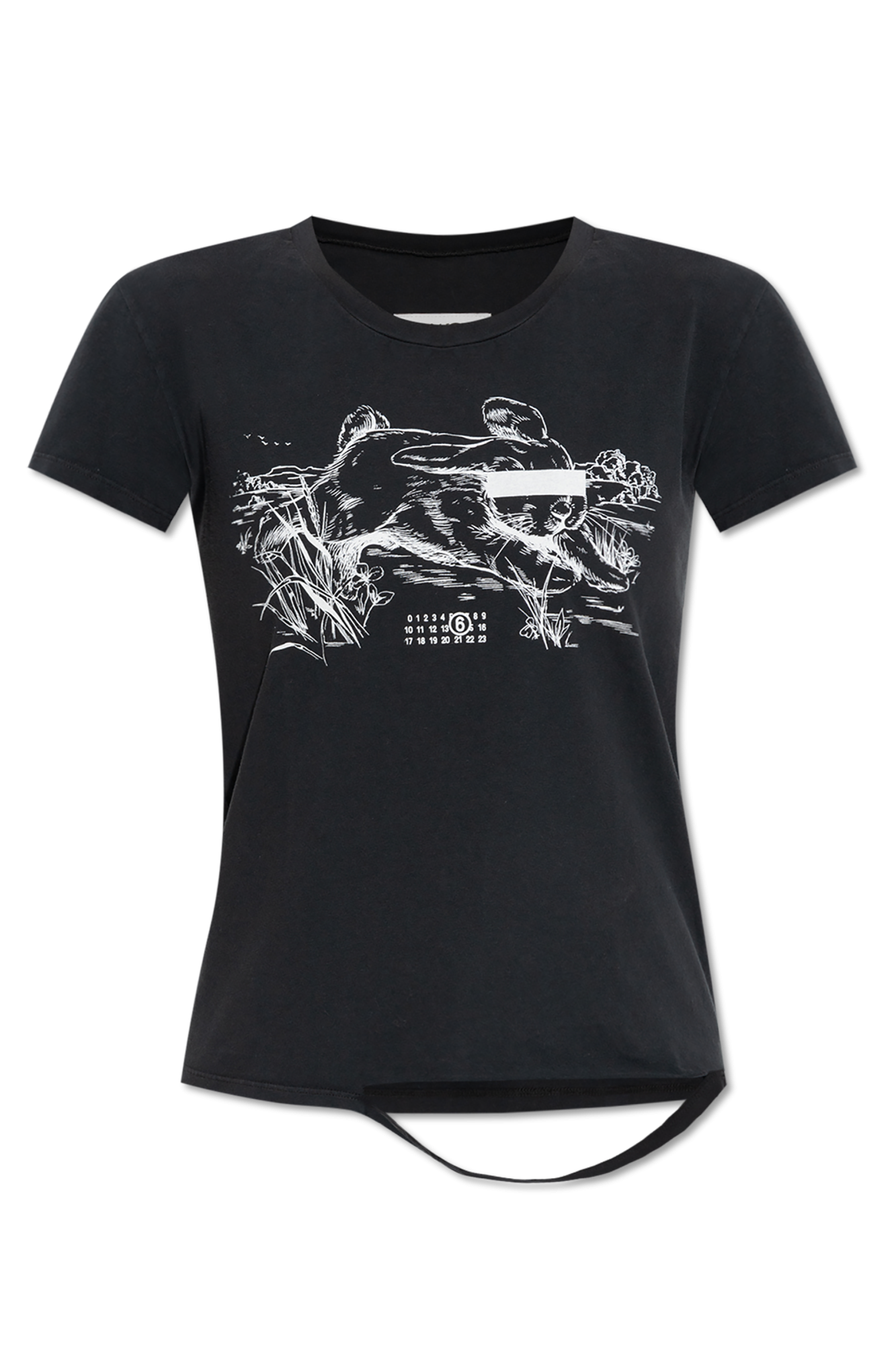 MM6 Maison Margiela T-shirt with vintage effect | Women