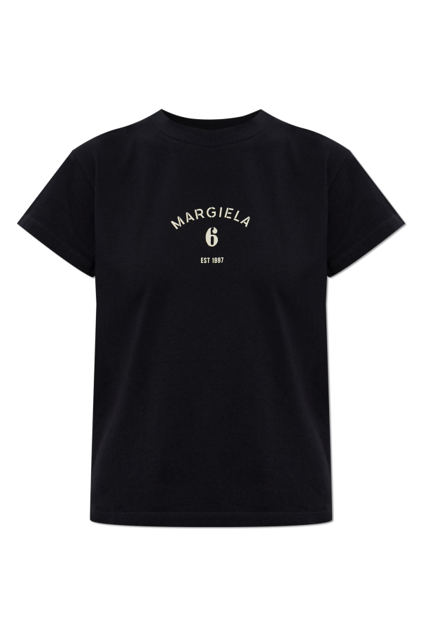 T-shirt with printed logo od MM6 Maison Margiela