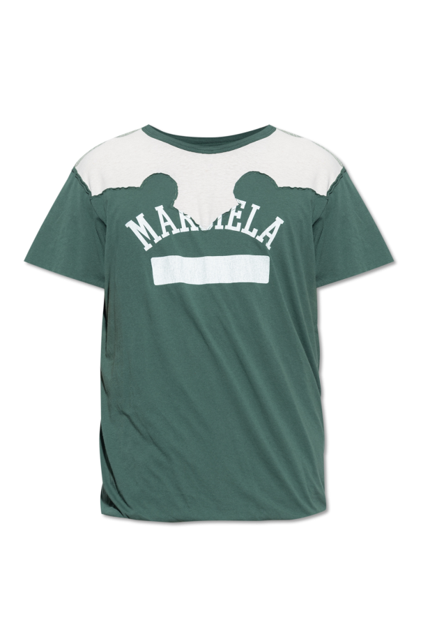 Maison Margiela T-shirt z surowym wykończeniem
