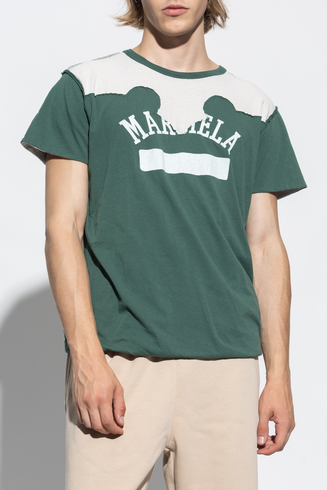 Maison Margiela Raw-trimmed T-shirt