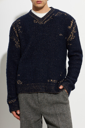 Maison Margiela V-Ausschnitt-Pullover