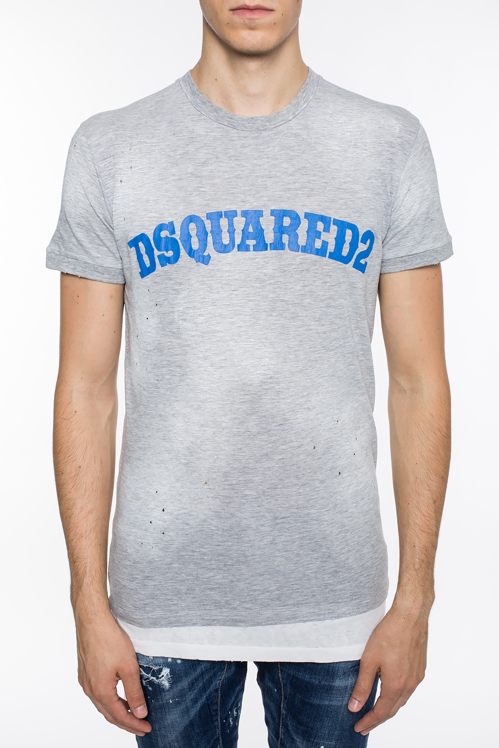 dsquared t shirt ripped