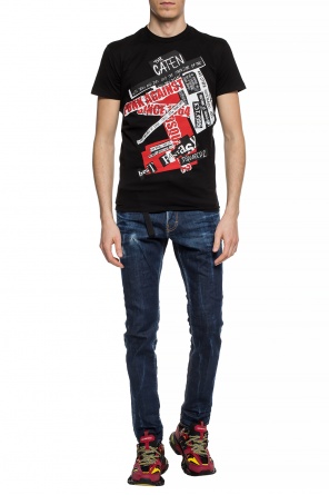 T-shirt z nadrukami od Dsquared2