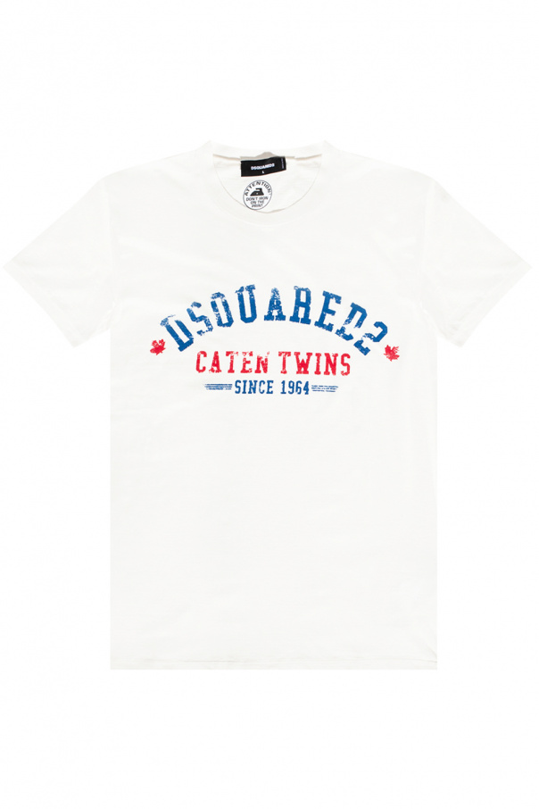 Dsquared2 Boutique Moschino lace-panel cotton T-shirt