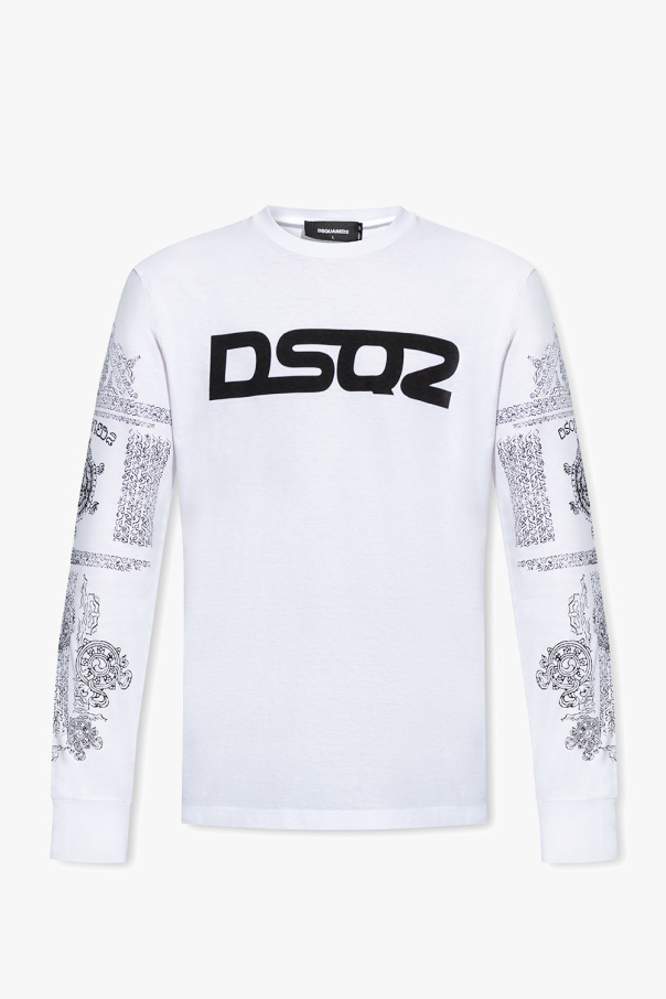 Dsquared2 T-shirt polo with long sleeves