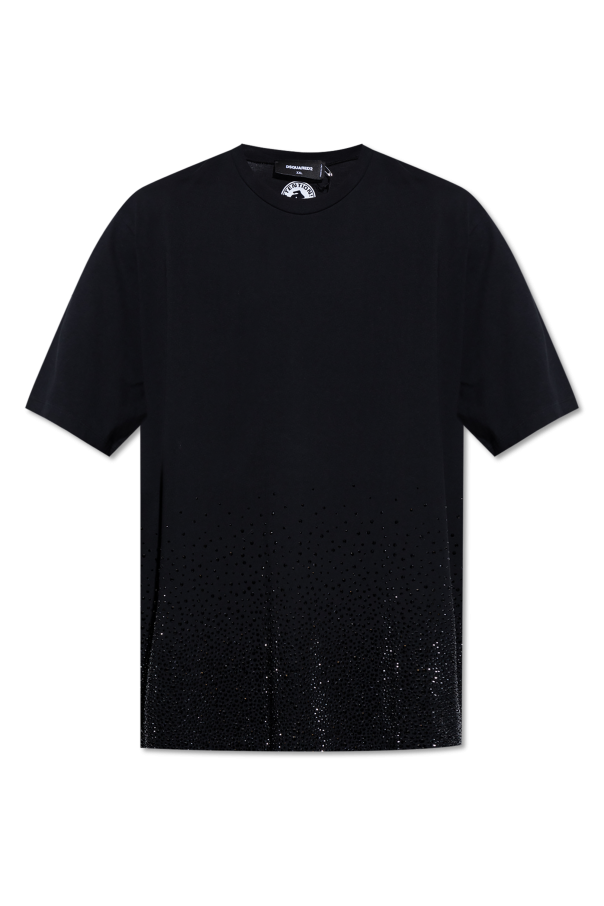 Dsquared2 T-shirt with shimmering appliqués