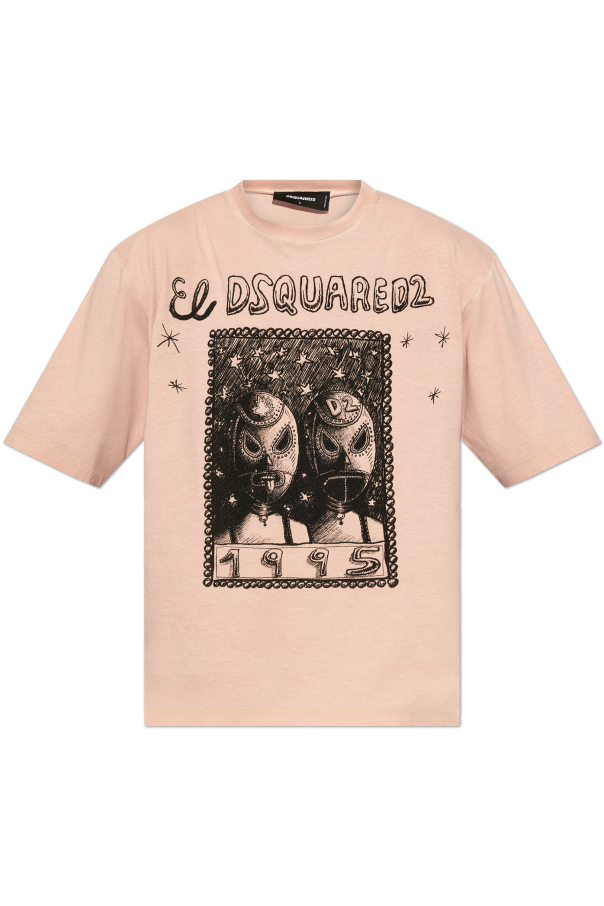 Dsquared2 T-shirt with embroidered pattern
