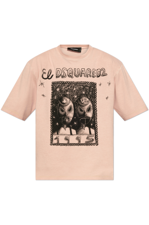 T-shirt with embroidered pattern