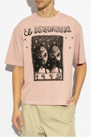 Dsquared2 T-shirt with embroidered pattern