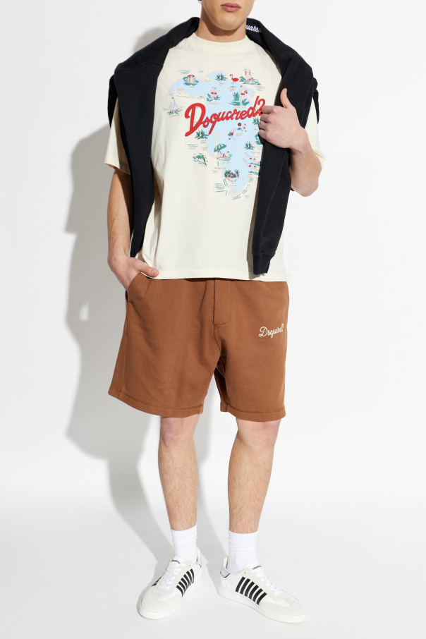 Dsquared2 T-shirt with a colorful print