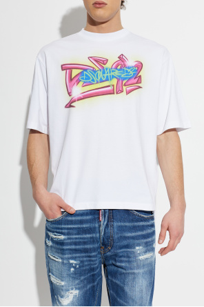 Dsquared2 T-shirt com estampado colorido