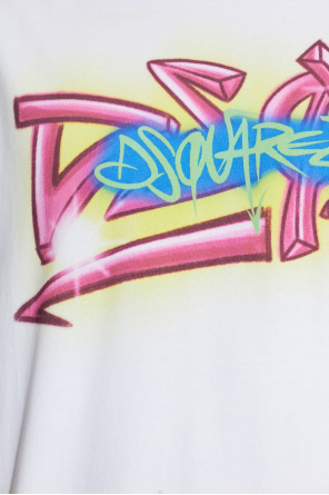 Dsquared2 T-shirt com estampado colorido