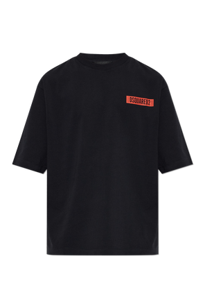 Cotton T-shirt with printed logo