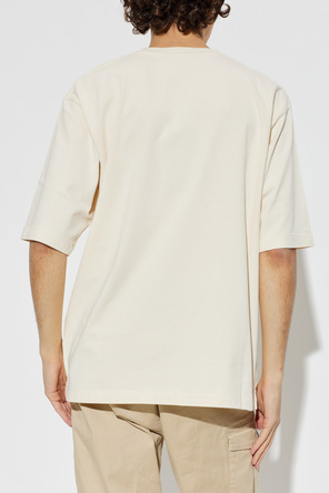 Dsquared2 Bawełniany t-shirt z wyszytym logo