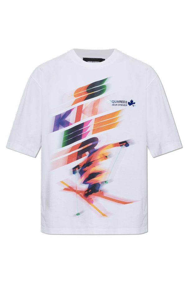 Dsquared2 Printed cotton t-shirt