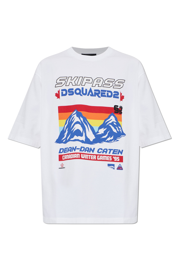 Cotton T-shirt with print od Dsquared2