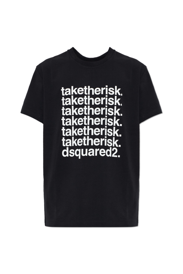 Cotton T-shirt with print od Dsquared2