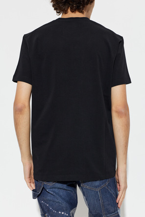 Dsquared2 Camiseta de algodón con estampado
