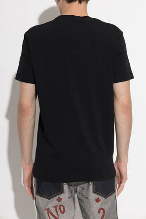 Dsquared2 Bawełniany t-shirt z nadrukowanym logo