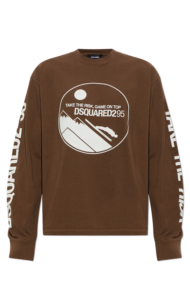 Dsquared2 T-shirt de algodão com logótipo