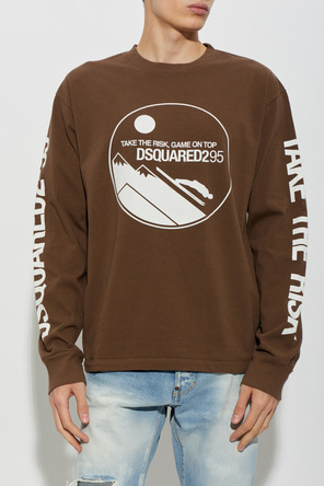 Dsquared2 T-shirt de algodão com logótipo