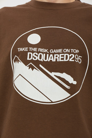 Dsquared2 T-shirt de algodão com logótipo