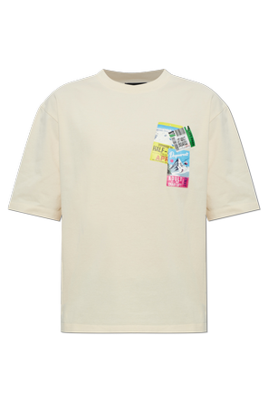 Cotton t-shirt with patches