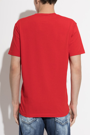Dsquared2 Bawełniany t-shirt z nadrukiem