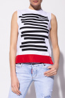 Dsquared2 WHITE Sleeveless top with logo