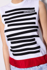 Dsquared2 WHITE Sleeveless top with logo