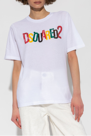 Dsquared2 T-shirt Tessa z nadrukiem