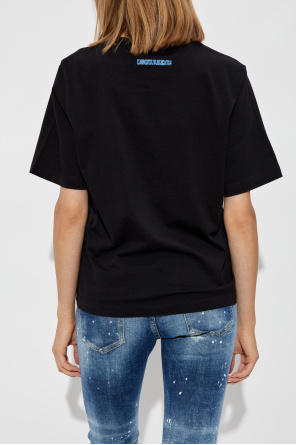 Dsquared2 T-shirt z nadrukiem