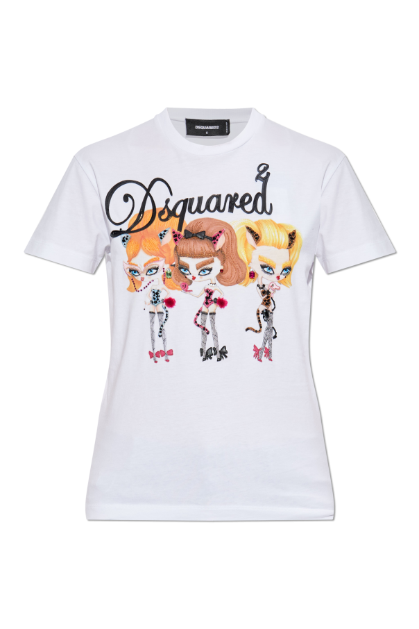 T-shirt with logo od Dsquared2