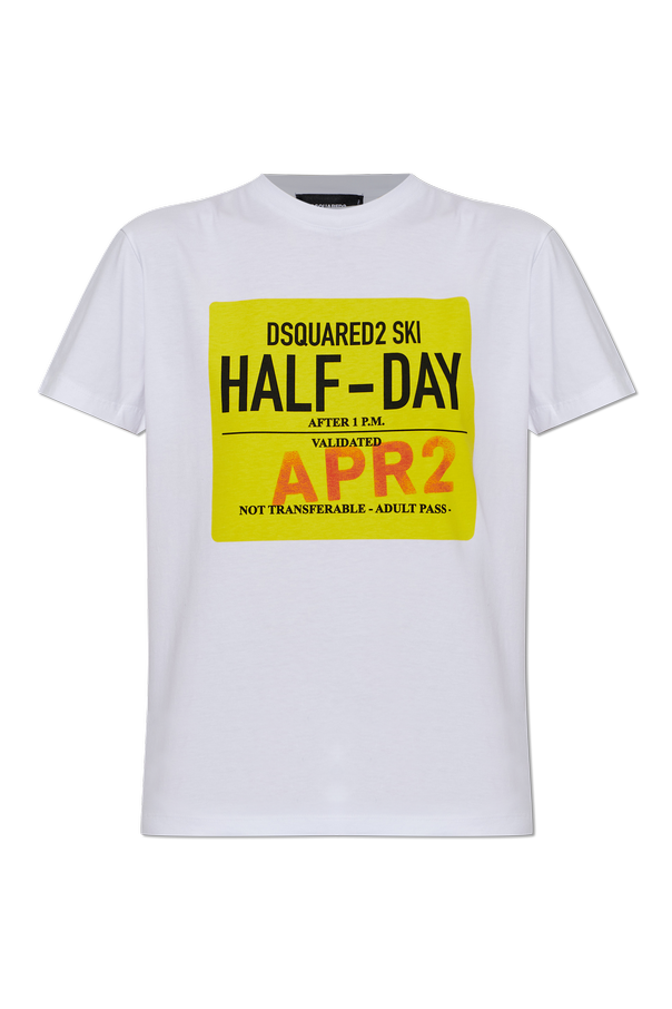Cotton T-shirt with print od Dsquared2