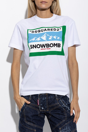 Dsquared2 Тениска с цветна щампа