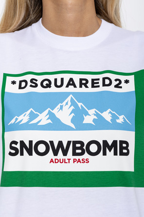 Dsquared2 Тениска с цветна щампа