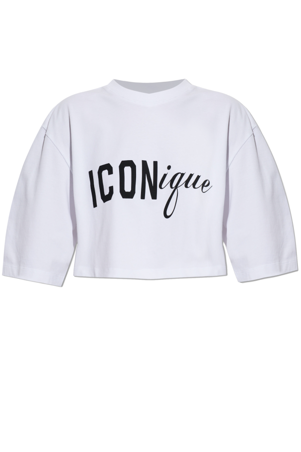 Short top with logo od Dsquared2